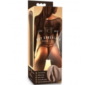 Коричневый мастубратор-вагина Nicole s Kitty - Blush Novelties - в Волгодонске купить с доставкой