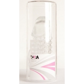 Гелевая прозрачная насадка с 2 отростками - 13 см. - Toyfa Basic - в Волгодонске купить с доставкой