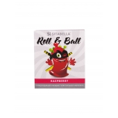 Стимулирующий презерватив-насадка Roll   Ball Raspberry - Sitabella - купить с доставкой в Волгодонске