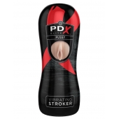 Мастурбатор-вагина Vibrating Pussy Stroker с вибрацией - Pipedream - в Волгодонске купить с доставкой