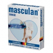 Ультратонкие презервативы Masculan Ultra Fine с обильной смазкой - 3 шт. - Masculan - купить с доставкой в Волгодонске