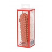 Телесная насадка на фаллос с бугорками KOKOS Extreme Sleeve 10 - 15,8 см. - KOKOS - в Волгодонске купить с доставкой