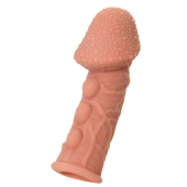 Насадка на фаллос с пузыриками, венками и ребристостью KOKOS Extreme Sleeve 09 - 12,7 см. - KOKOS - в Волгодонске купить с доставкой