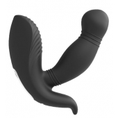 Черный вибромассажер простаты PROSTATE HERO - Dream Toys - в Волгодонске купить с доставкой