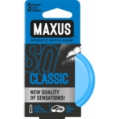Классические презервативы в железном кейсе MAXUS Classic - 3 шт. - Maxus - купить с доставкой в Волгодонске