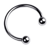 Серебристая подкова на головку пениса - ToyFa - купить с доставкой в Волгодонске