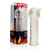 Закрытая прозрачная насадка на пенис Crystal Sleeve Faraon - 13,5 см. - Erowoman-Eroman - в Волгодонске купить с доставкой