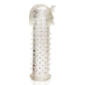 Закрытая прозрачная насадка на пенис Crystal Sleeve Faraon - 13,5 см. - Erowoman-Eroman - в Волгодонске купить с доставкой