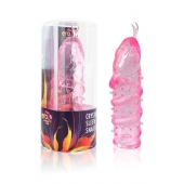 Закрытая рельефная насадка Crystal sleeve snakes в виде змеи с усиками - 14 см. - Erowoman-Eroman - в Волгодонске купить с доставкой