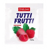 Пробник гель-смазки Tutti-frutti с малиновым вкусом - 4 гр. - Биоритм - купить с доставкой в Волгодонске