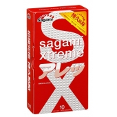 Утолщенные презервативы Sagami Xtreme Feel Long с точками - 10 шт. - Sagami - купить с доставкой в Волгодонске