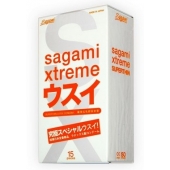 Ультратонкие презервативы Sagami Xtreme SUPERTHIN - 15 шт. - Sagami - купить с доставкой в Волгодонске