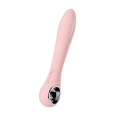 Розовый силиконовый вибратор с электростимуляцией GALVANI VIBE - 21 см. - ToyFa - купить с доставкой в Волгодонске