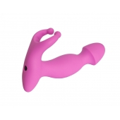 Розовый стимулятор простаты с усиками - 15 см. - 4sexdreaM - в Волгодонске купить с доставкой