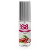 Смазка на водной основе S8 Flavored Lube со вкусом вишни - 50 мл. - Stimul8 - купить с доставкой в Волгодонске