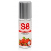 Смазка на водной основе S8 Flavored Lube со вкусом клубники - 125 мл. - Stimul8 - купить с доставкой в Волгодонске