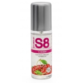 Смазка на водной основе S8 Flavored Lube со вкусом вишни - 125 мл. - Stimul8 - купить с доставкой в Волгодонске