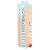 Телесная насадка-удлинитель Silicone Extension - 19 см. - Orion - в Волгодонске купить с доставкой