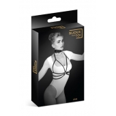 Черная упряжь на грудь Julia - Bijoux Pour Toi - купить с доставкой в Волгодонске