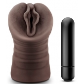 Коричневый мастурбатор-вагина Alexis - Blush Novelties - в Волгодонске купить с доставкой