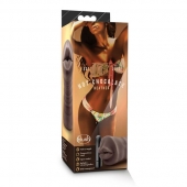 Коричневый мастурбатор-ротик Heather - Blush Novelties - в Волгодонске купить с доставкой