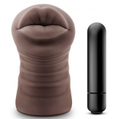 Коричневый мастурбатор-ротик Renee - Blush Novelties - в Волгодонске купить с доставкой