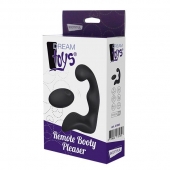 Черный вибромассажер простаты REMOTE BOOTY PLEASER - Dream Toys - в Волгодонске купить с доставкой