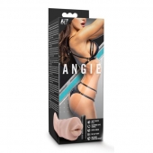 Телесный мастурбатор-ротик Angie - Blush Novelties - в Волгодонске купить с доставкой