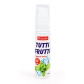 Гель-смазка Tutti-frutti со вкусом сладкой мяты - 30 гр. - Биоритм - купить с доставкой в Волгодонске