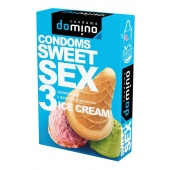 Презервативы для орального секса DOMINO Sweet Sex с ароматом мороженого - 3 шт. - Domino - купить с доставкой в Волгодонске