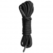 Черная веревка для бондажа Easytoys Bondage Rope - 5 м. - Easy toys - купить с доставкой в Волгодонске