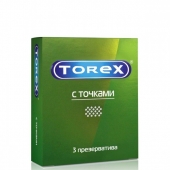 Текстурированные презервативы Torex  С точками  - 3 шт. - Torex - купить с доставкой в Волгодонске