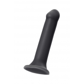 Черный фаллос на присоске Silicone Bendable Dildo XL - 20 см. - Strap-on-me - купить с доставкой в Волгодонске