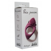 Бордовое эрекционное виброкольцо Pure Passion Midnight - Lola Games - в Волгодонске купить с доставкой