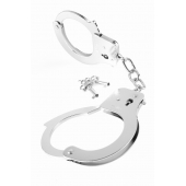 Металлические серебристые наручники Designer Metal Handcuffs - Pipedream - купить с доставкой в Волгодонске
