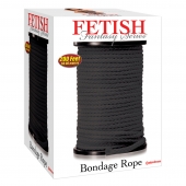 Черная веревка для связывания Bondage Rope - 60,9 м. - Pipedream - купить с доставкой в Волгодонске