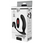 Черный массажер простаты REMOTE P-PLEASER - Dream Toys - в Волгодонске купить с доставкой