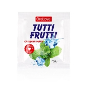 Пробник гель-смазки Tutti-frutti со вкусом мяты - 4 гр. - Биоритм - купить с доставкой в Волгодонске