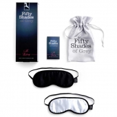Набор из двух масок на глаза Soft Blindfold Twin Pack - Fifty Shades of Grey - купить с доставкой в Волгодонске