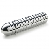 Рельефный фаллос для интенсивного электросекса Groovey George - 20 см. - MyStim - купить с доставкой в Волгодонске