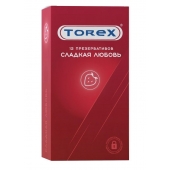 Презервативы Torex  Сладкая любовь  с ароматом клубники - 12 шт. - Torex - купить с доставкой в Волгодонске