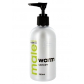 Лубрикант с согревающим эффектом MALE Cobeco Warm Lubricant - 250 мл. - Cobeco - купить с доставкой в Волгодонске