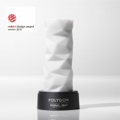 Белый 3D мастурбатор POLYGON - Tenga - в Волгодонске купить с доставкой