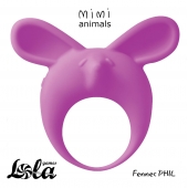 Фиолетовое эрекционное кольцо Fennec Phil - Lola Games - в Волгодонске купить с доставкой