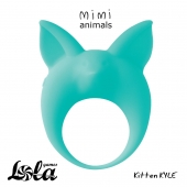 Зеленое эрекционное кольцо Kitten Kyle - Lola Games - в Волгодонске купить с доставкой