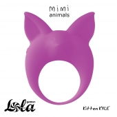 Фиолетовое эрекционное кольцо Kitten Kyle - Lola Games - в Волгодонске купить с доставкой