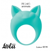 Зеленое эрекционное кольцо Lemur Remi - Lola Games - в Волгодонске купить с доставкой