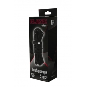 Черная веревка для шибари DELUXE BONDAGE ROPE - 5 м. - Dream Toys - купить с доставкой в Волгодонске