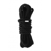 Черная веревка для шибари DELUXE BONDAGE ROPE - 5 м. - Dream Toys - купить с доставкой в Волгодонске