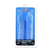 Комплект из 2 прозрачных насадок на пенис PENIS EXTENDER PACK - Dream Toys - в Волгодонске купить с доставкой